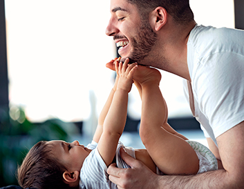 papá e hijo 